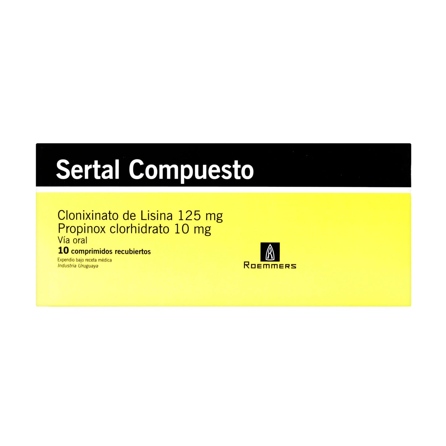 Sertralina Compuesto 10 mg 10 Tabletas