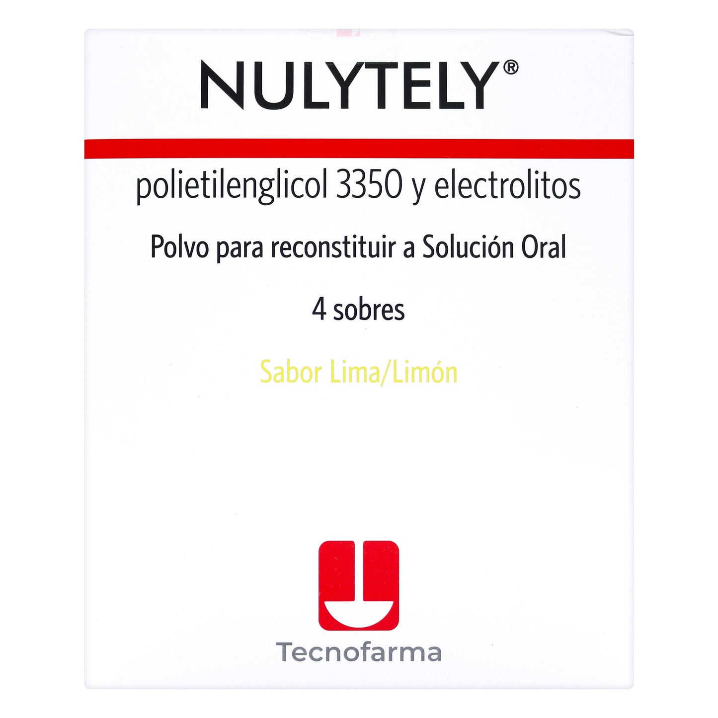 Nulytely Lima Limon 4 Sobres
