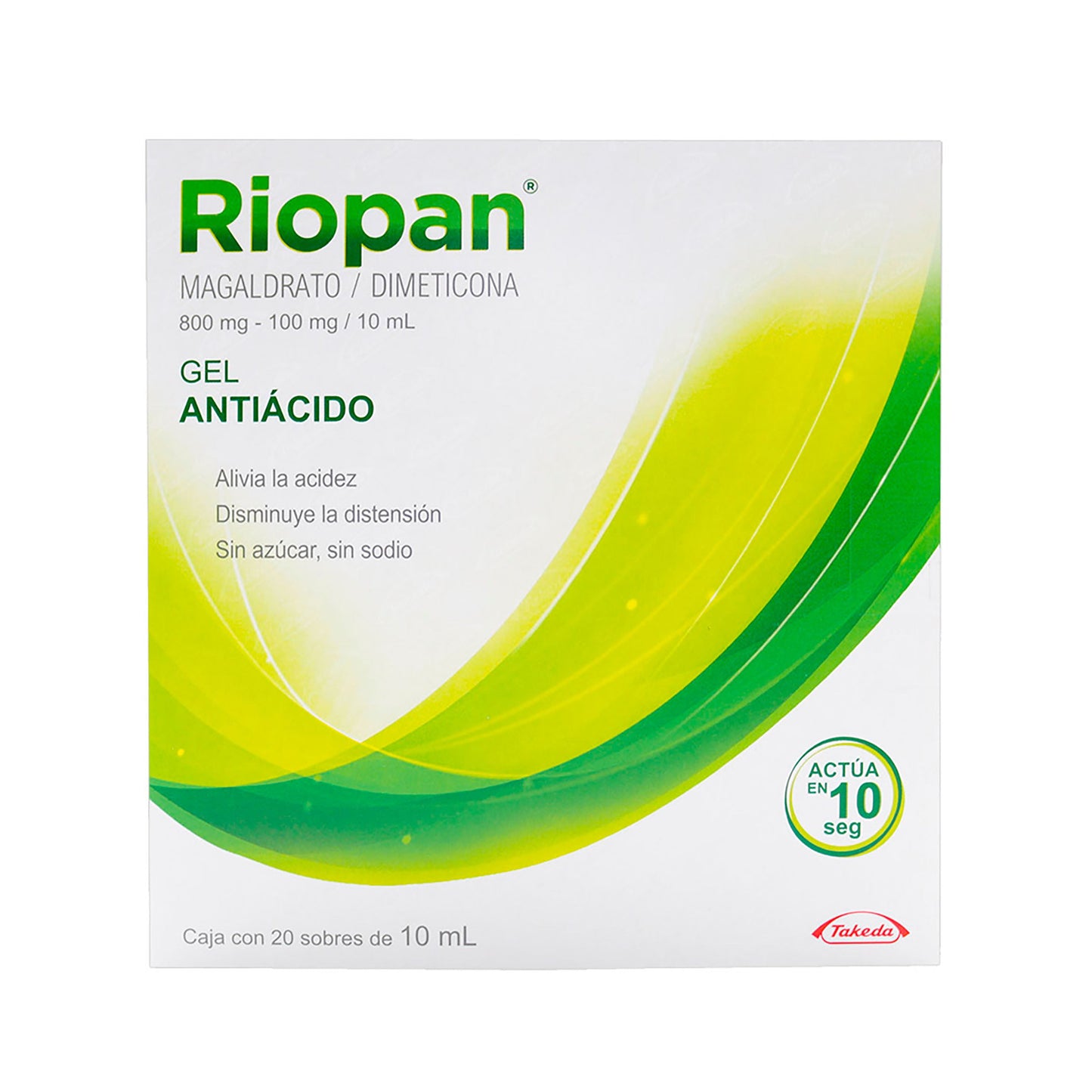 Riopan Gel 10 ml 20 Sobres