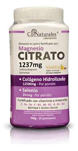 Citrato De Magnesio 1237 MG X 700 Gramos