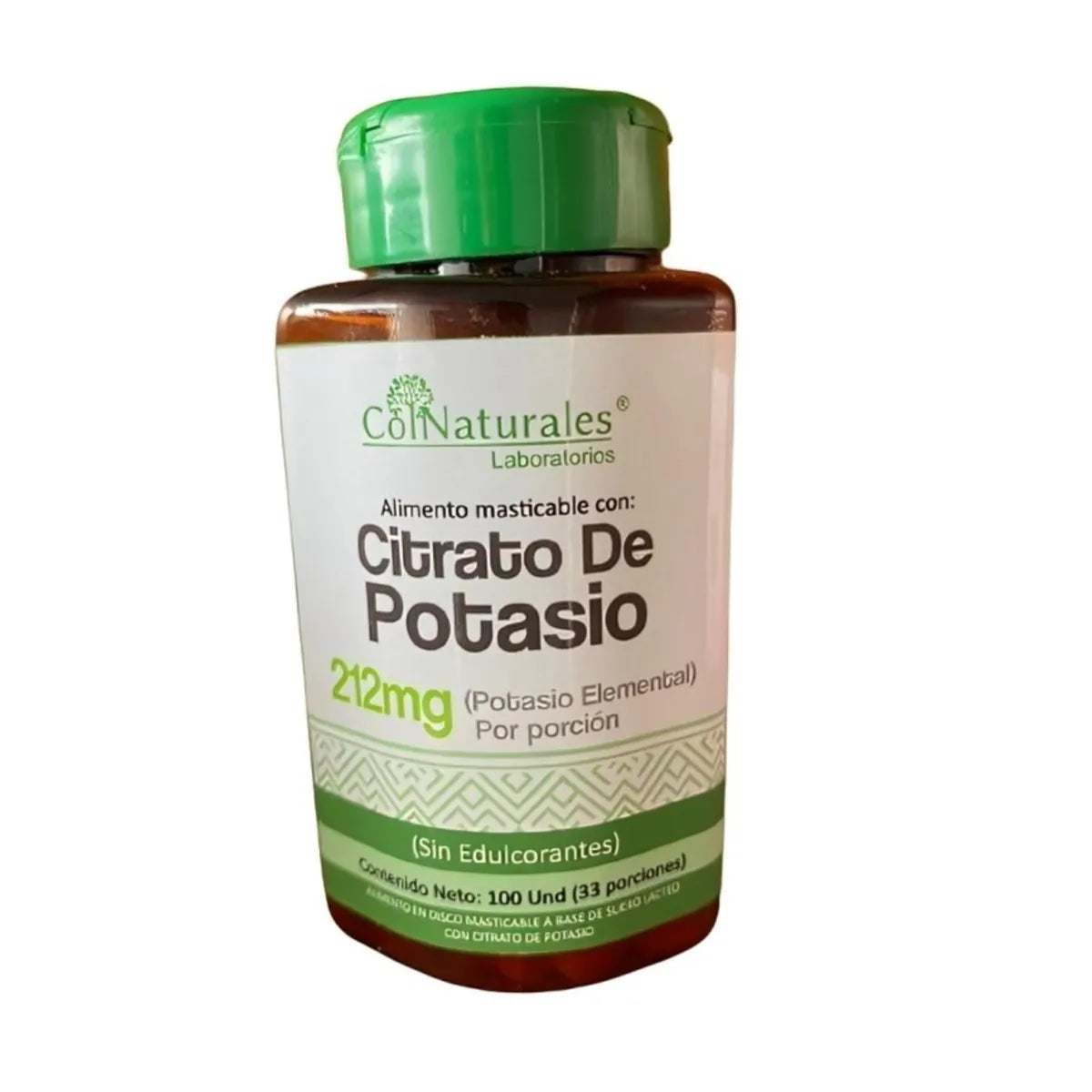 Citrato De Potasio X 100 Tabletas Masticables