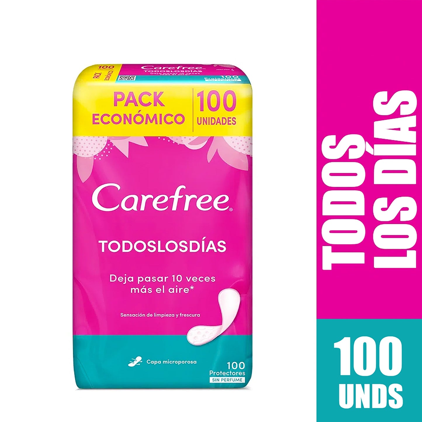 Protector carefree Todos Los Dias 100 Uds S.p