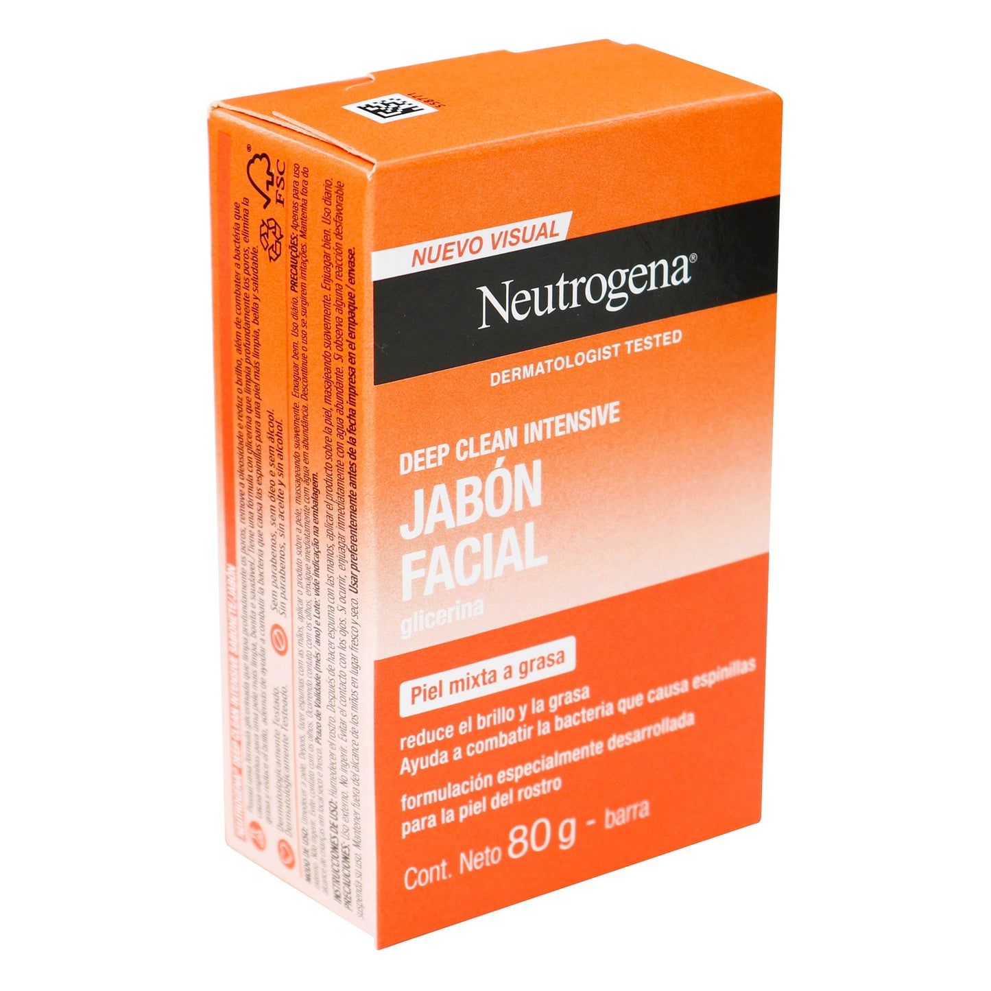 Jabón.NEUTROGENA Deeep Clean Intensive 80g