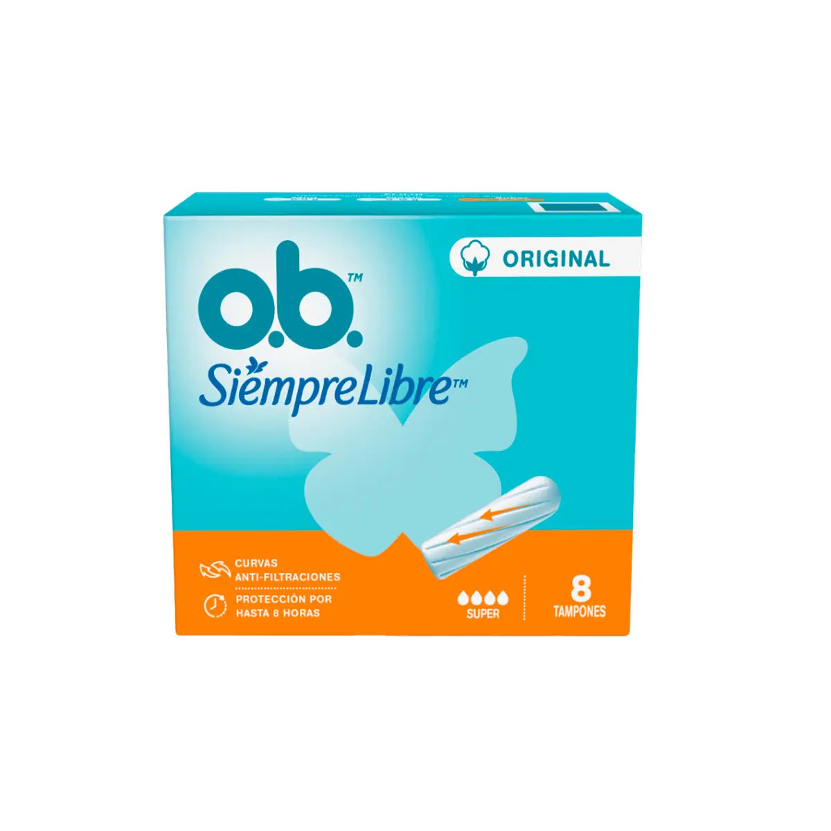 Tampon Ob Siempre LiberaciónRE Super X8