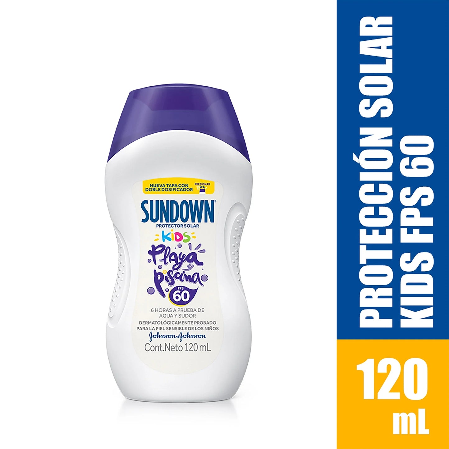 Bloqueador.SUNDOWN Fps 60 Kids 120 ml