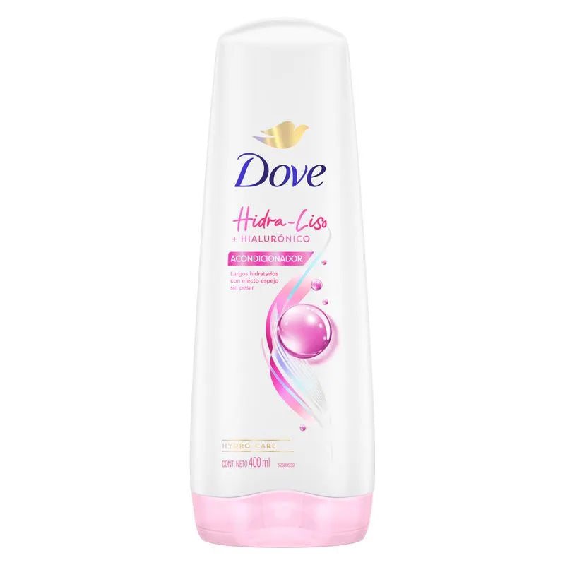 Acondicionador.DOVE HidratanteACION Liso 400 ml