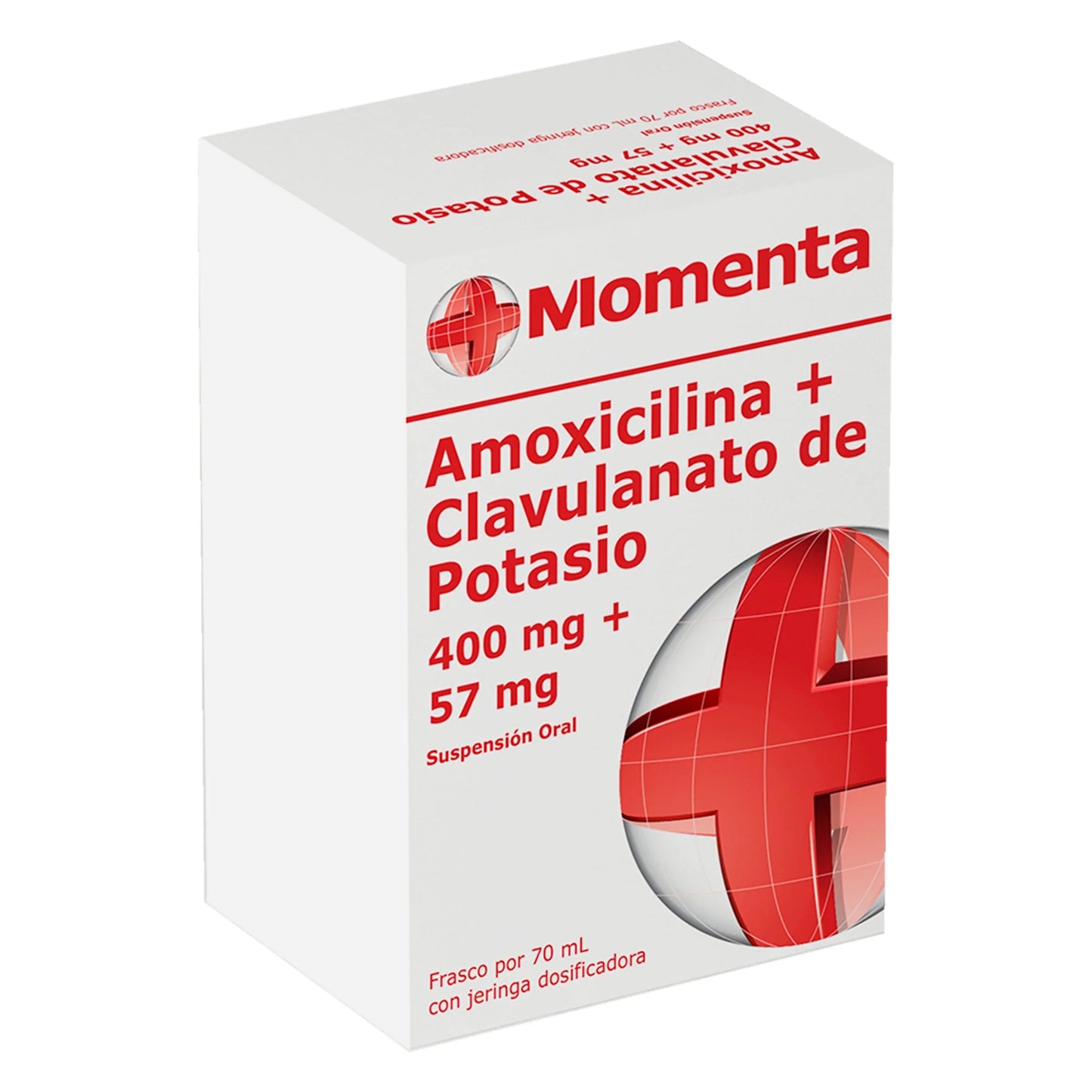 Amoxicilina.+CLAVULANATO Pot.400mg+57mg 70ml