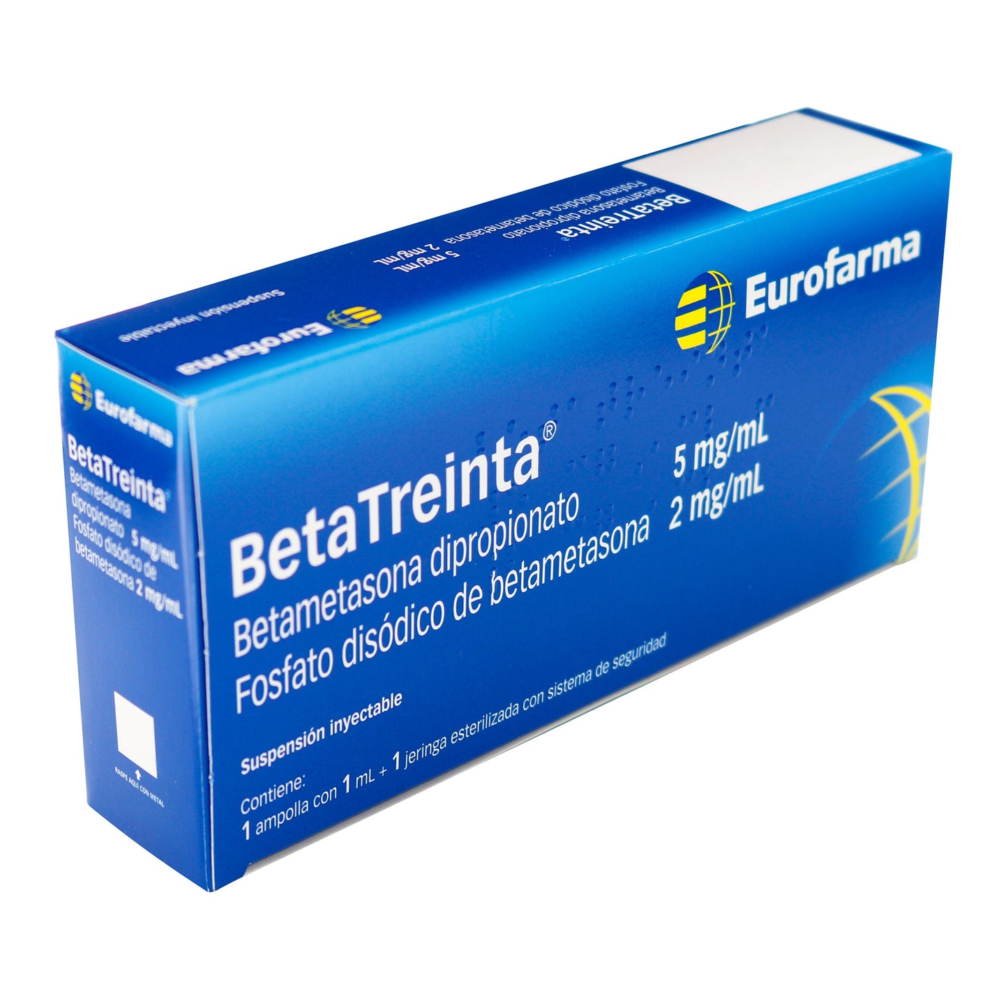 Betatreinta 5mg+2mg/ml Ampolla Iny X 1ml
