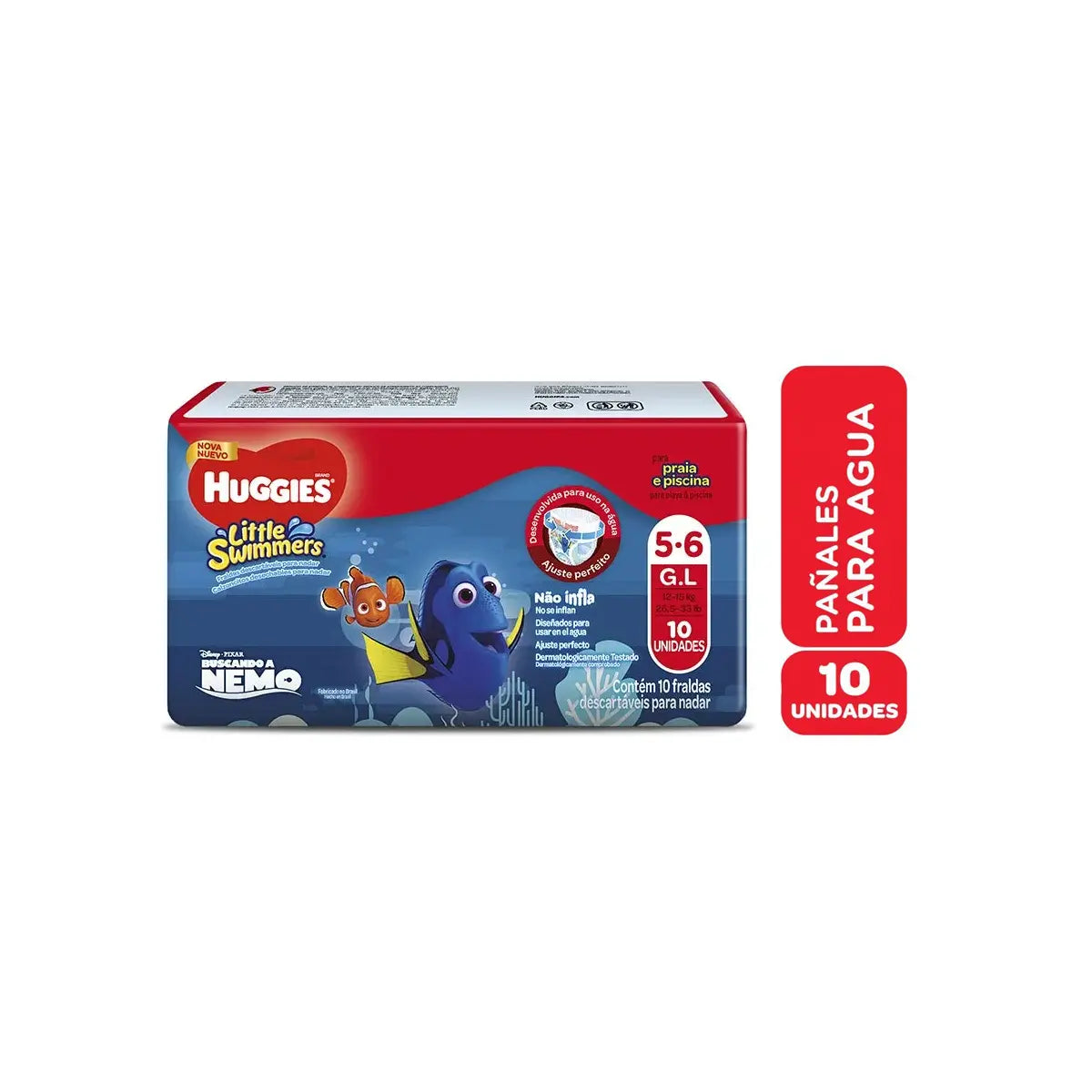 Pan. Bano Huggi. Little Swimers L X10