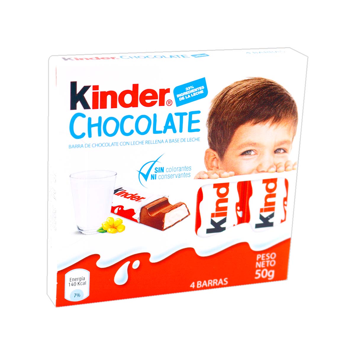 Chocolate Kinder 50 gr 4 Unidad