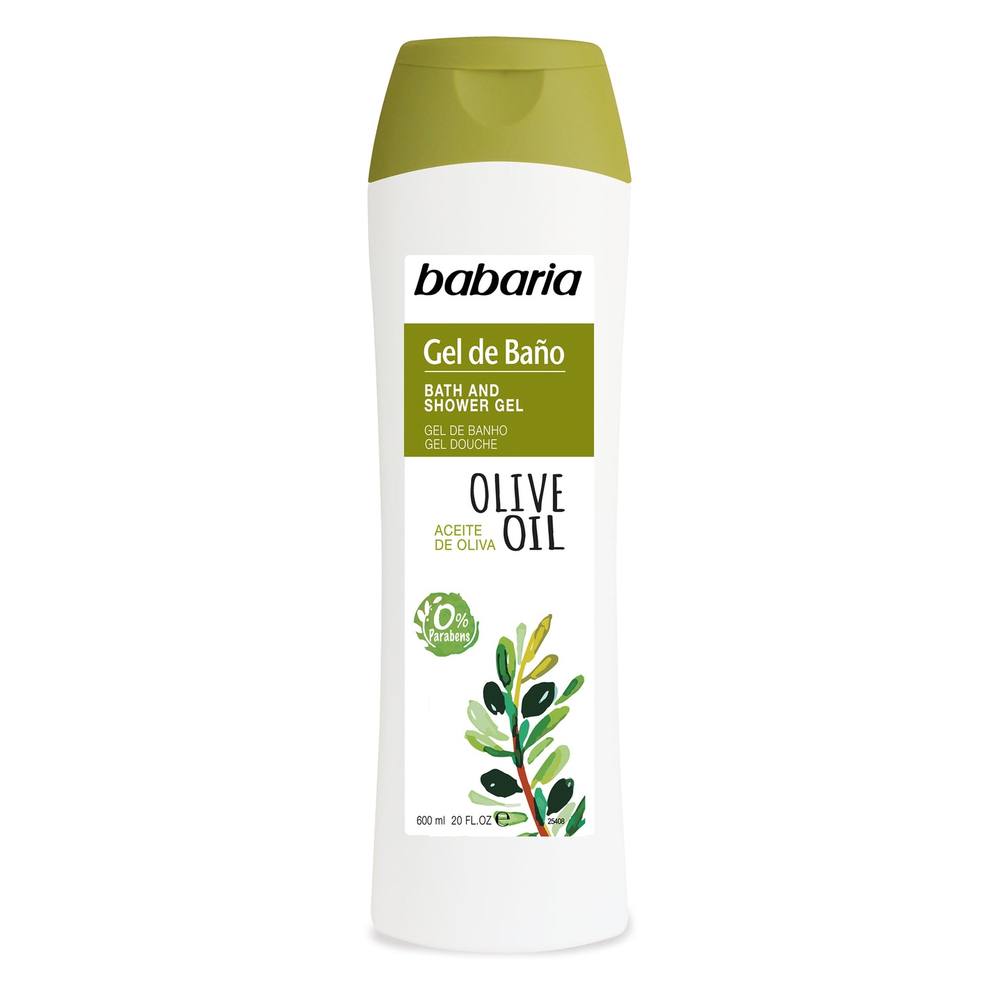 Gel De Baño Babaria Aceite Oliva 600 ML