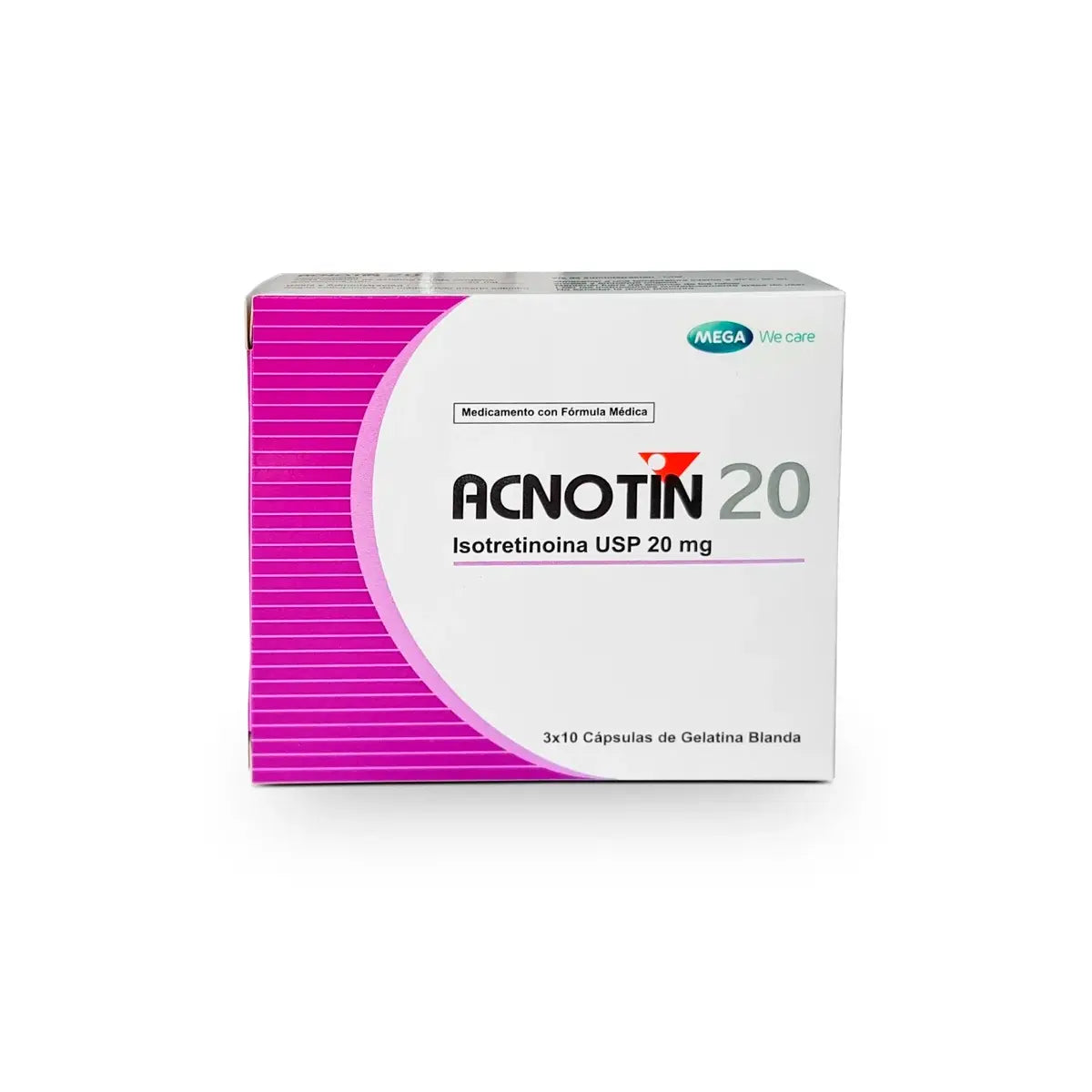Acnotin 20 mg 30 Cápsula (pdb)