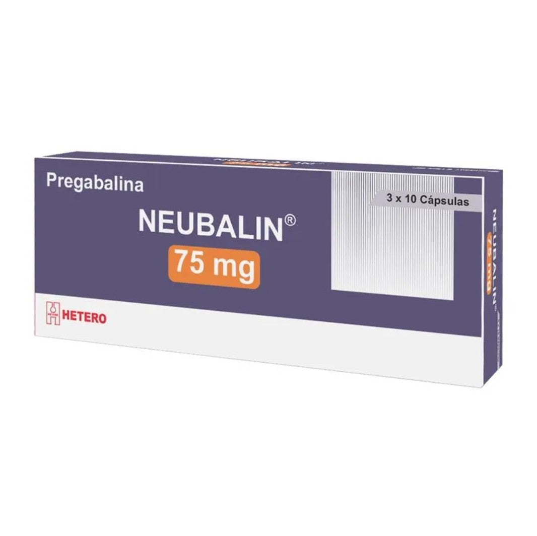 Neubalin Pregabalina 75 mg X 30 Cápsula Het