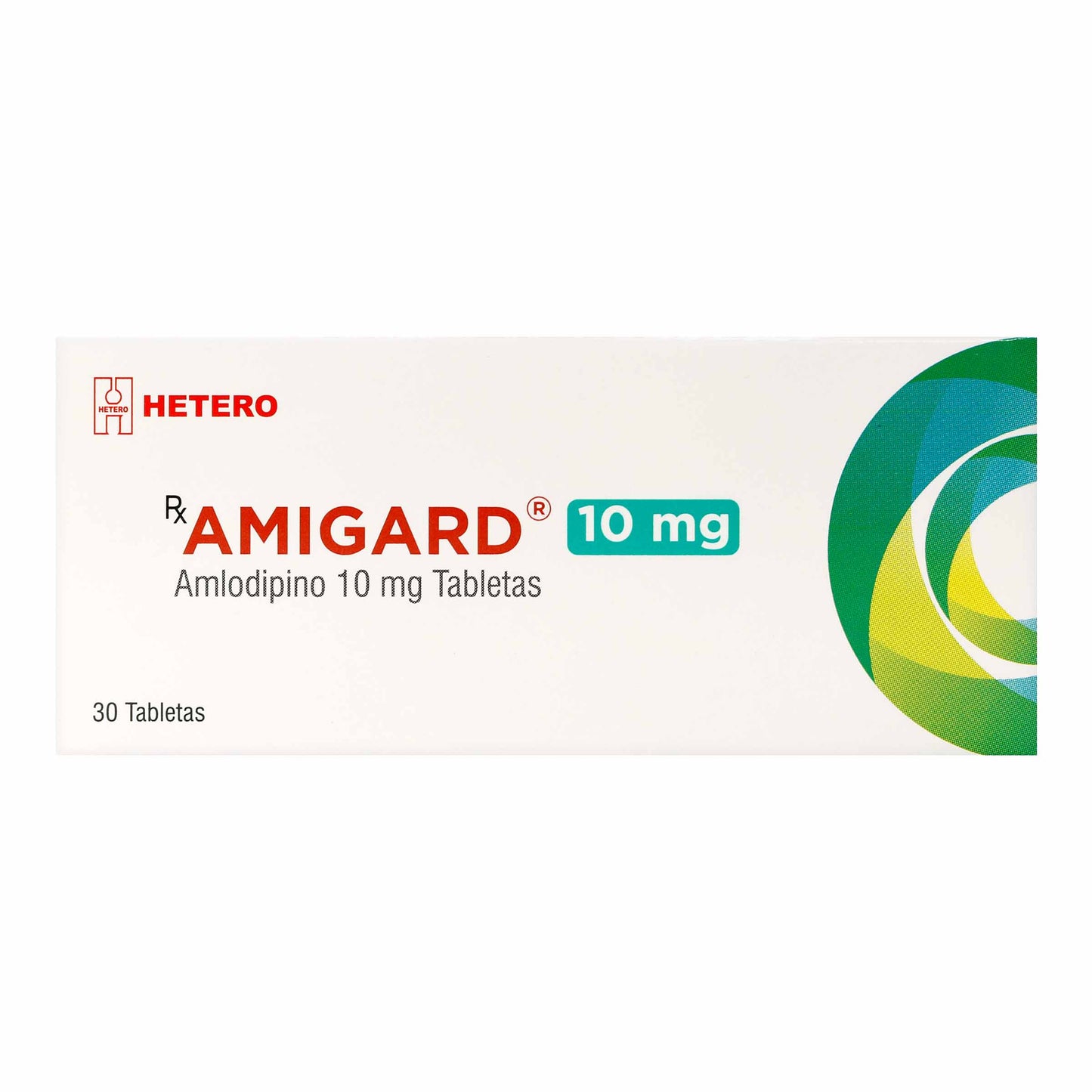 Amigard Amlodipino 10 mg X 30 Tableta Hetero