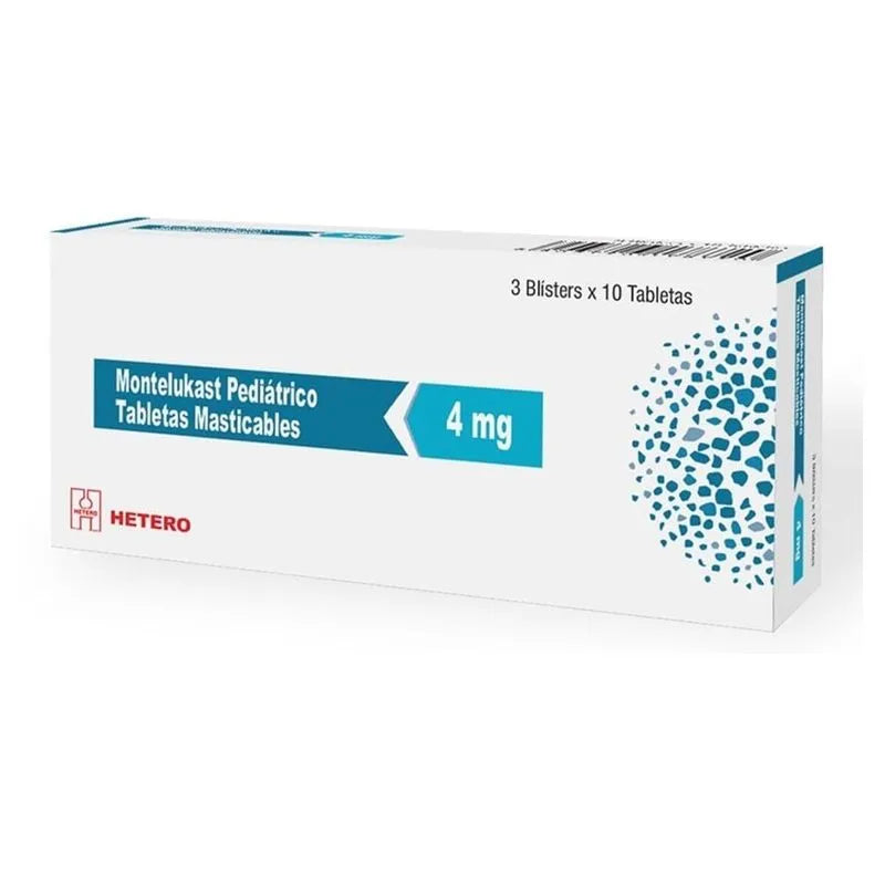 Montelukast 4 Mg X 30 Tabl