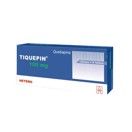 Tiquepin 100 MG 30 Tbs