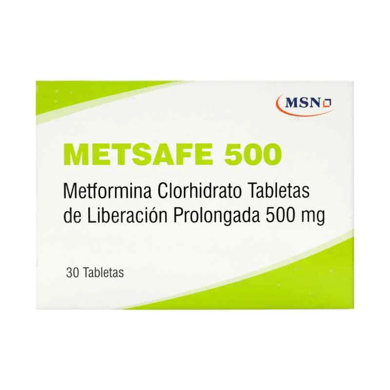 Metsafe 500 Mg Caja 30 Tabletas