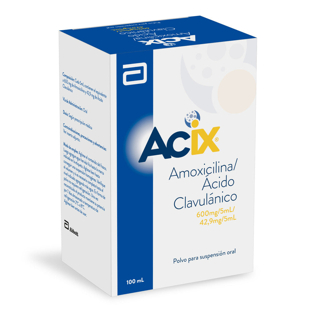 Acix Polvo Suspensión 600 Miligramos + 42.9 Miligramos