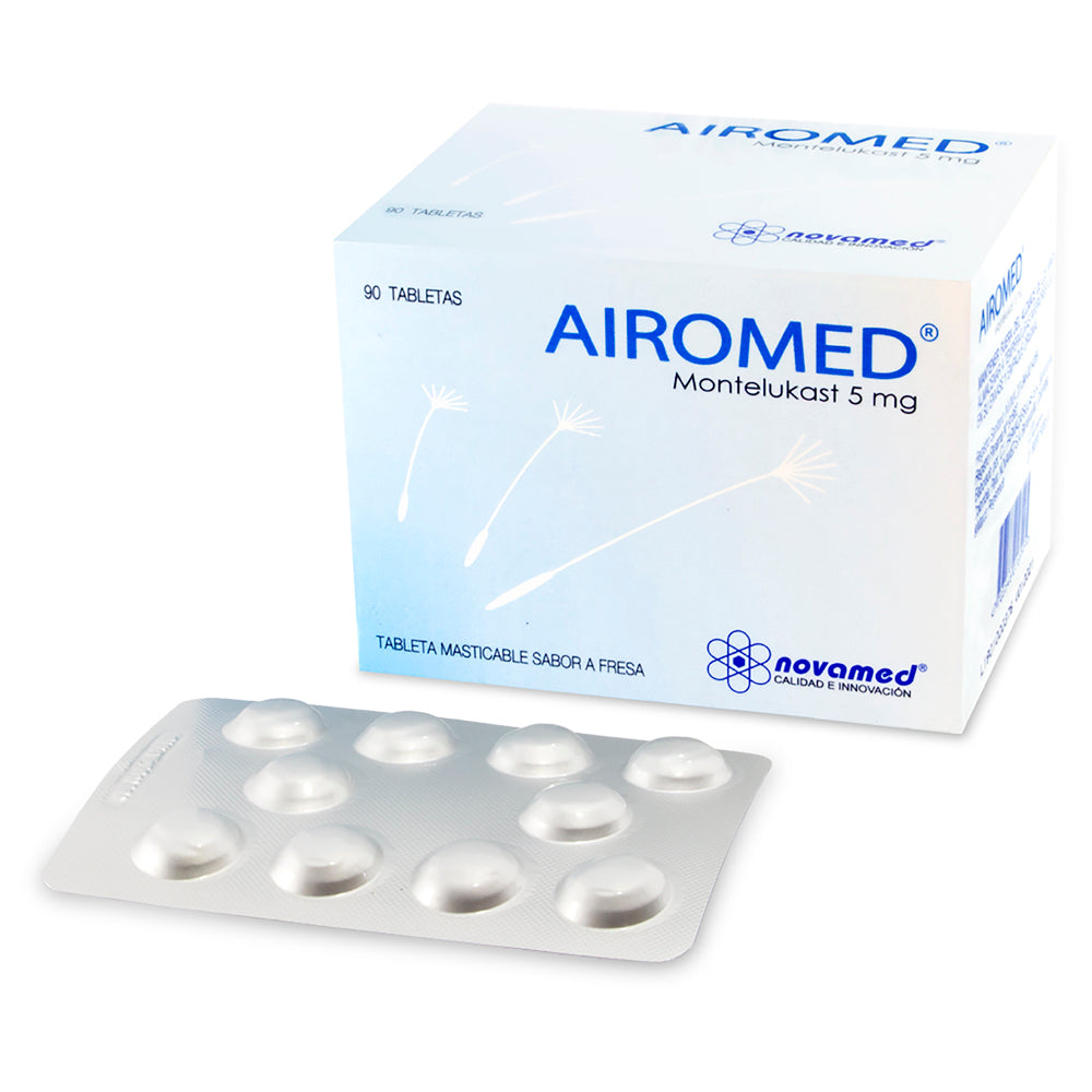 Airomed Masticable 5MG 90 Tbs