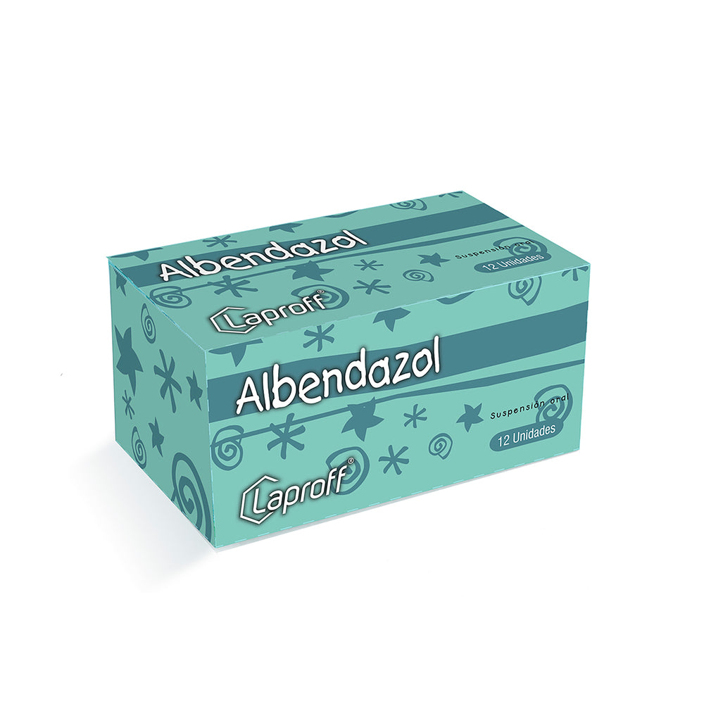 Albendazol Suspension 20 ML 12 Sbs Lp