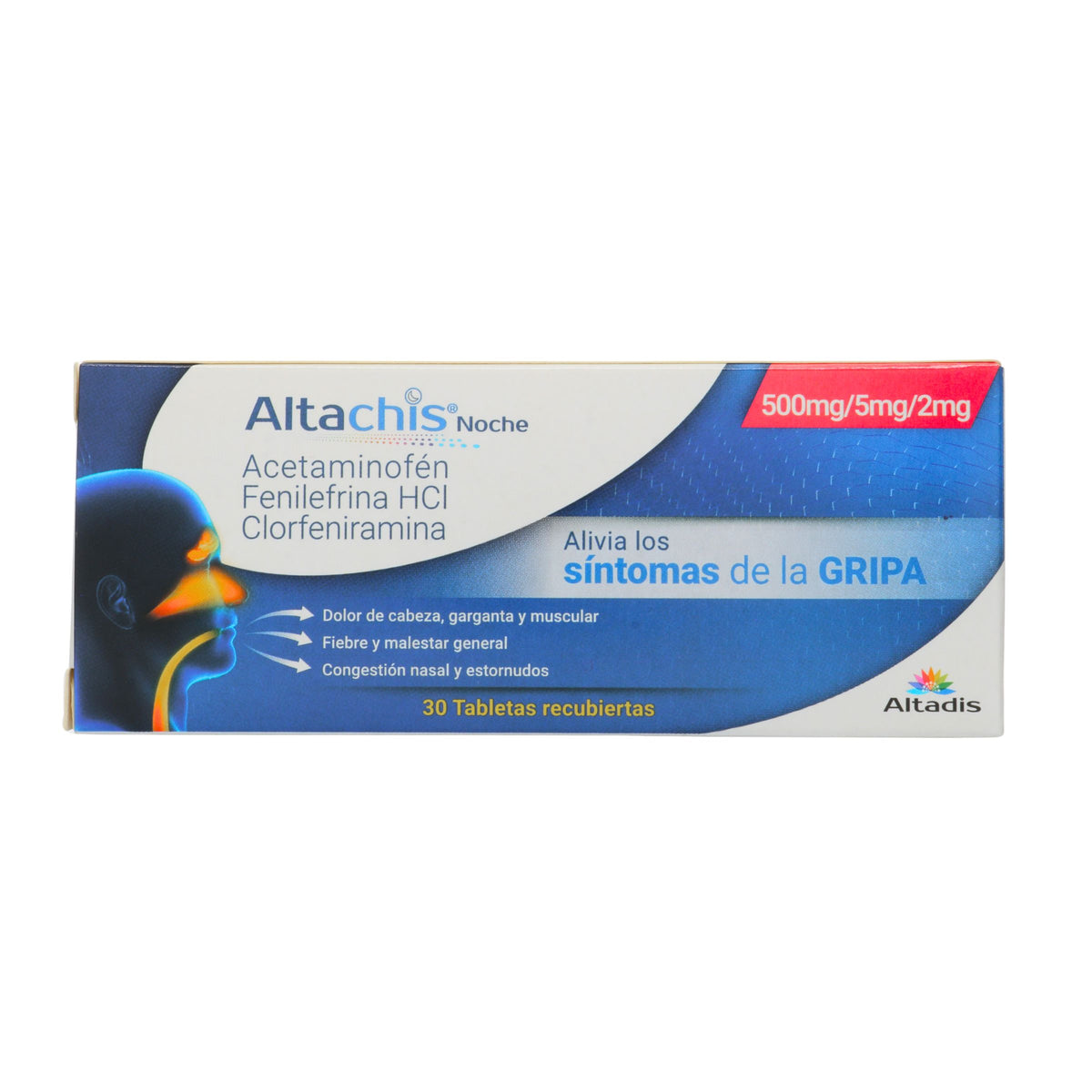 Altachis Noche 500MG/5MG/2MG 30 Tbs