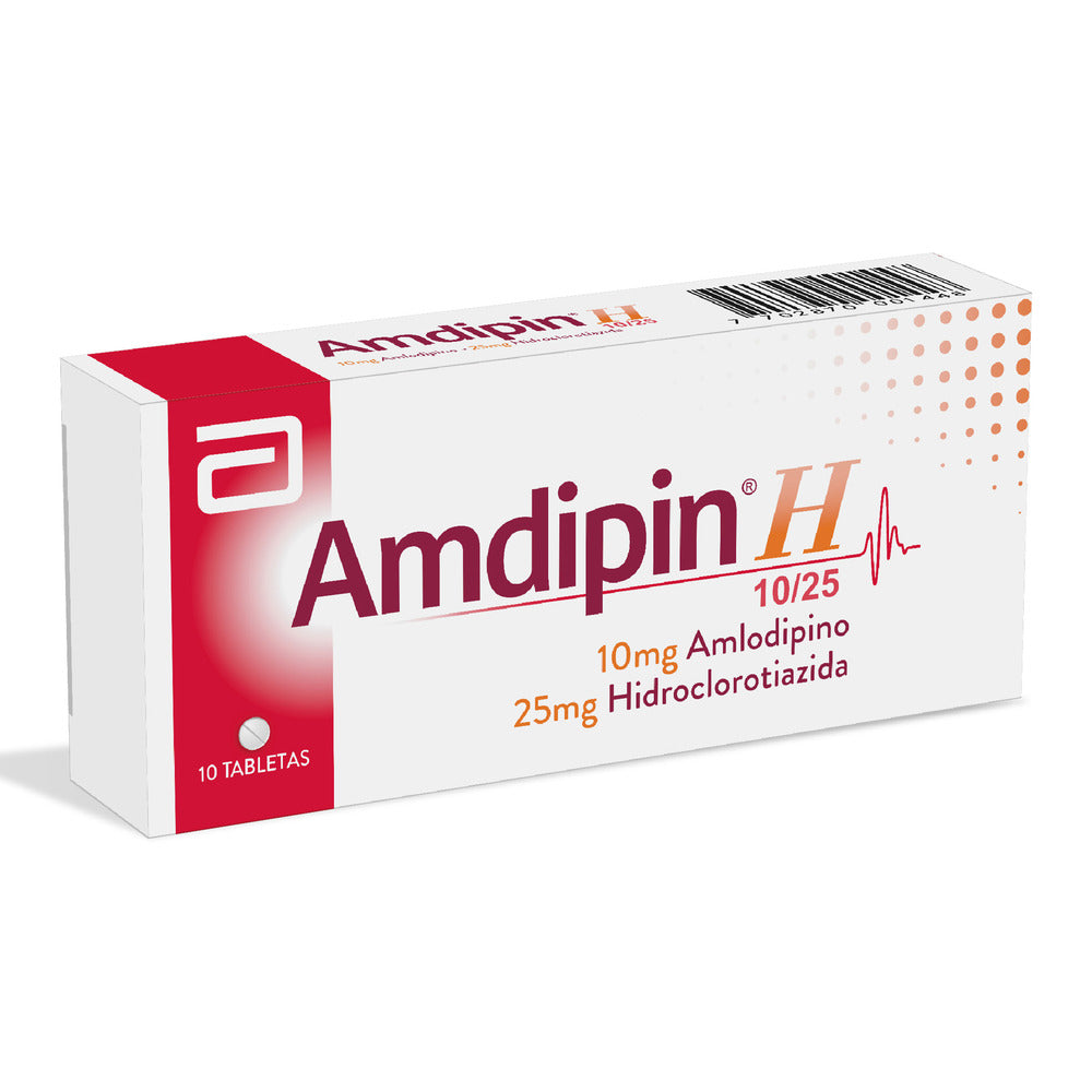 Amdipin H 10 MG 10 Tabletas