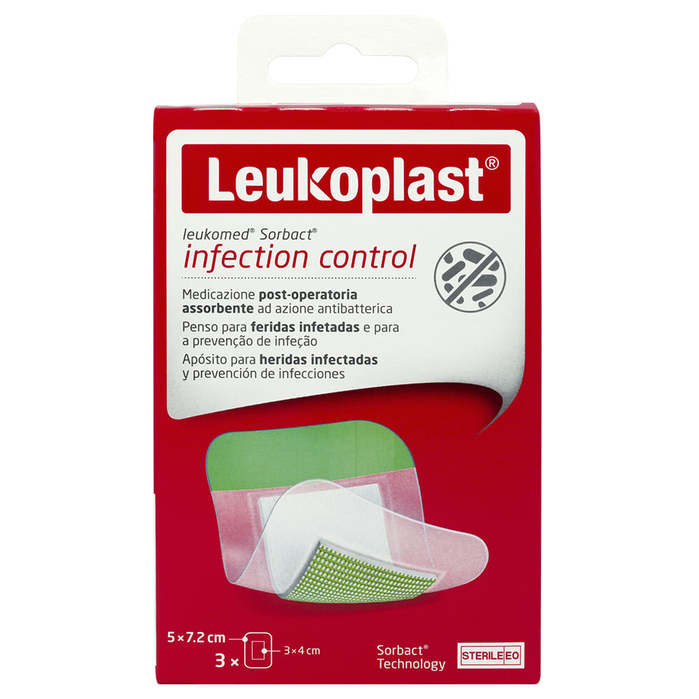 Aposito Leukomed Sorbact 5X7.2Cm 3Und