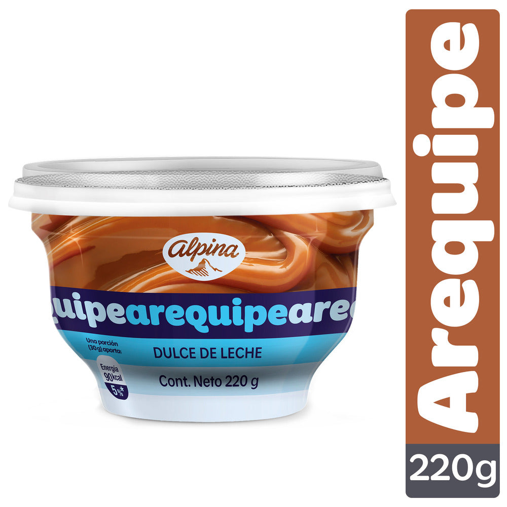 Arequipe Alpina Dulce Leche 220 Gr