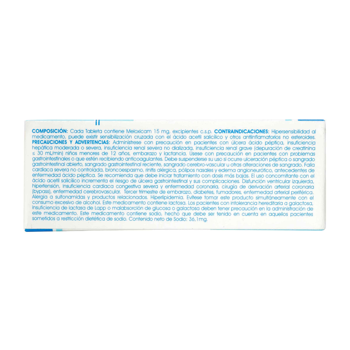 GESFLAMAR 15 MG 10 TBS ICOM