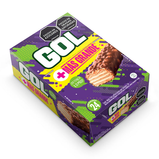 CHOCOLATINA GOL MAS GRANDE 24 UND 31GR