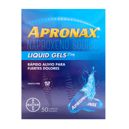 APRONAX L.GEL 275MG 50CAP+APRO 8 CAP P.E