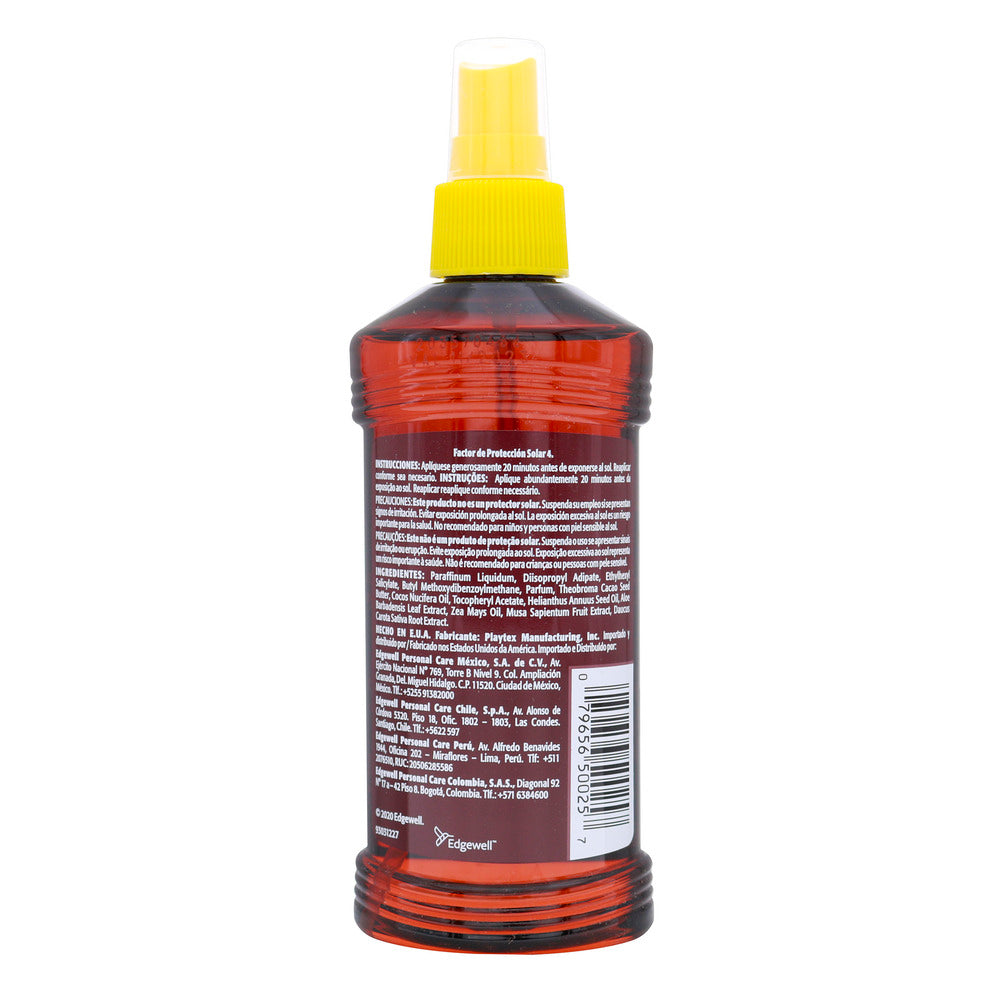 Bronceador Banana Boat Aceite Gold SPF 4