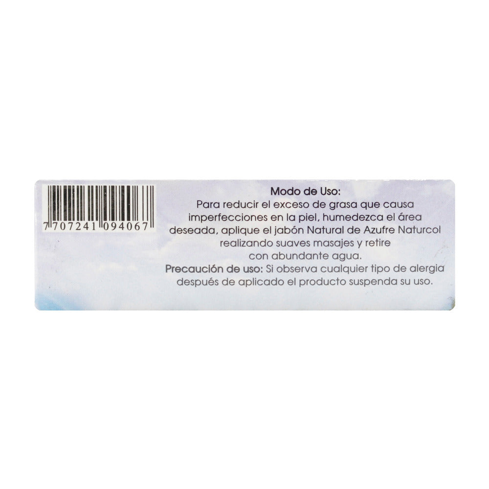 Jabón Azufre 100 gramos Naturcol