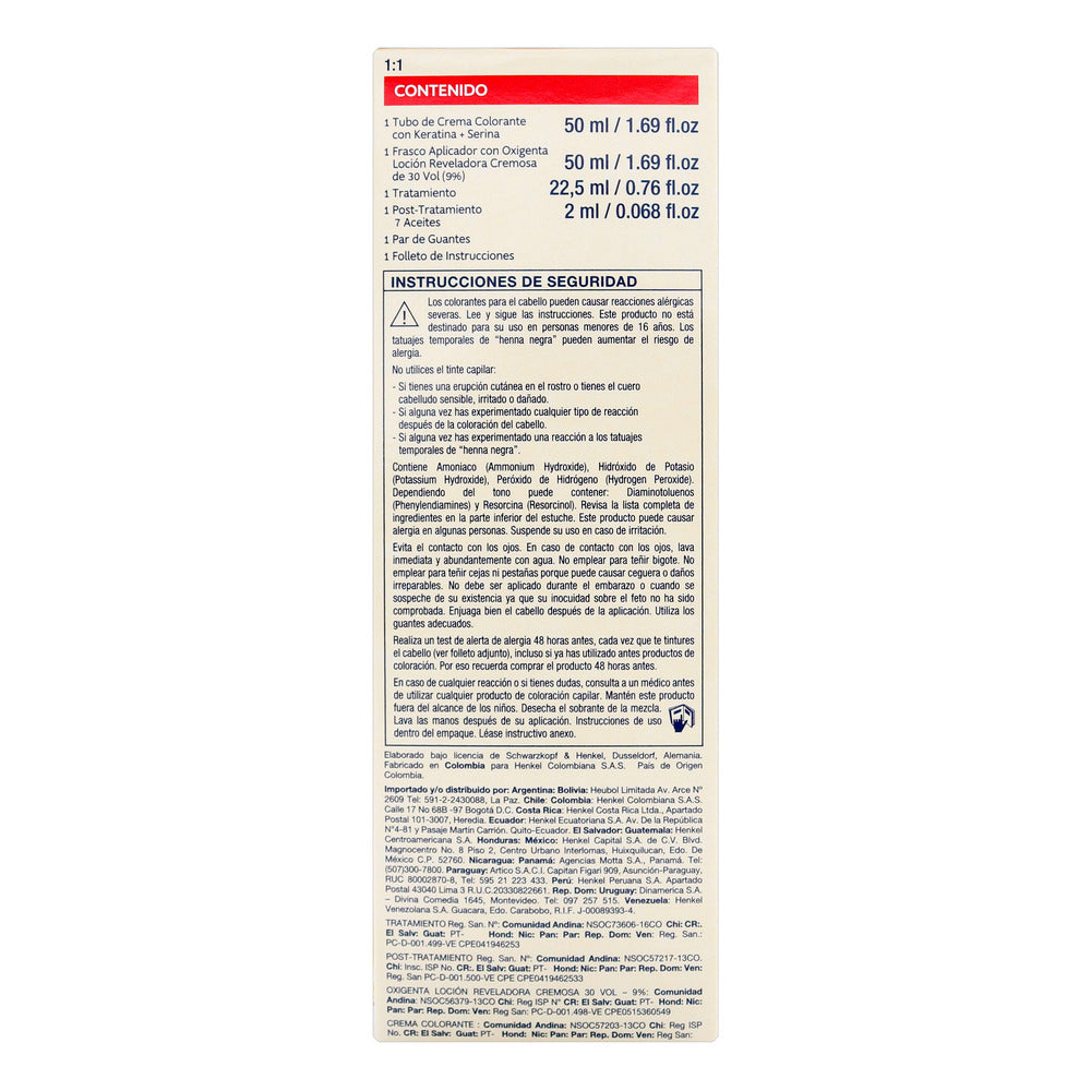 Igora Vital Kit 1-9 Promoción 2 Tubos Negro Vino