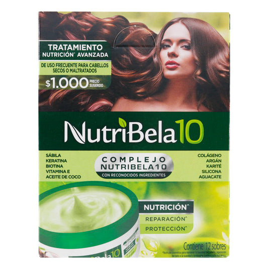 Tratamiento Nutribela Nutrición 27 Mililitros 12 Unidades
