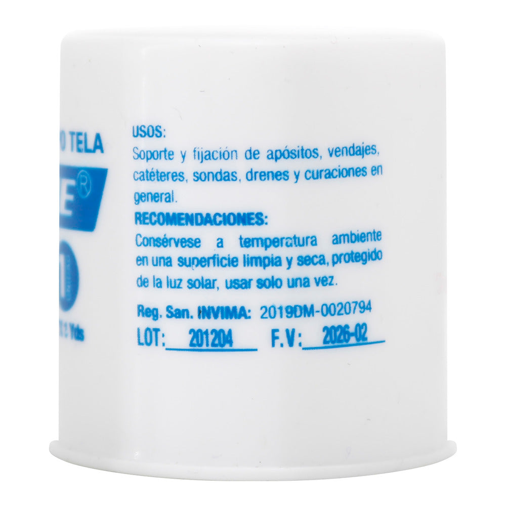 Esparadrapo Tela Blanco Supreme 1x1 Yarda