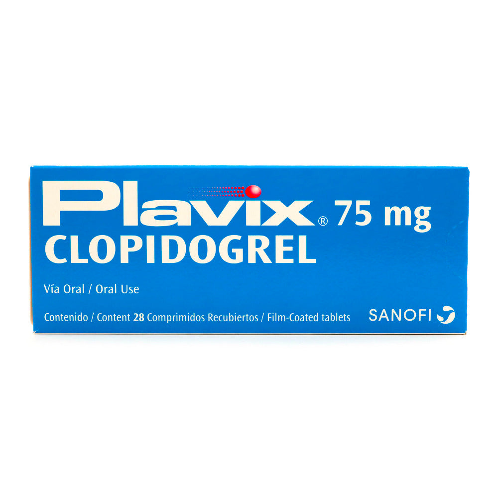 Plavix 75 Miligramos 28 Tabletas