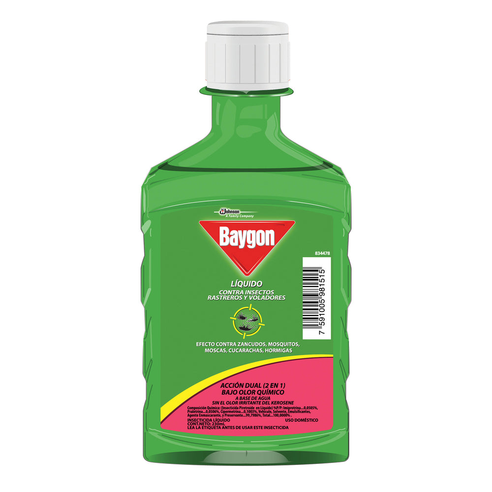 Baygon Líquido Repuesto 230 Mililitros