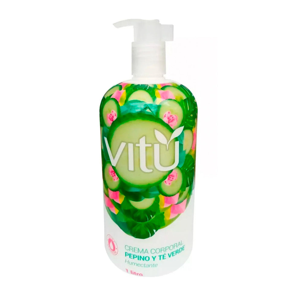 Crema Vitu Naturals Touch Pepino y Té Verde 1 Litro