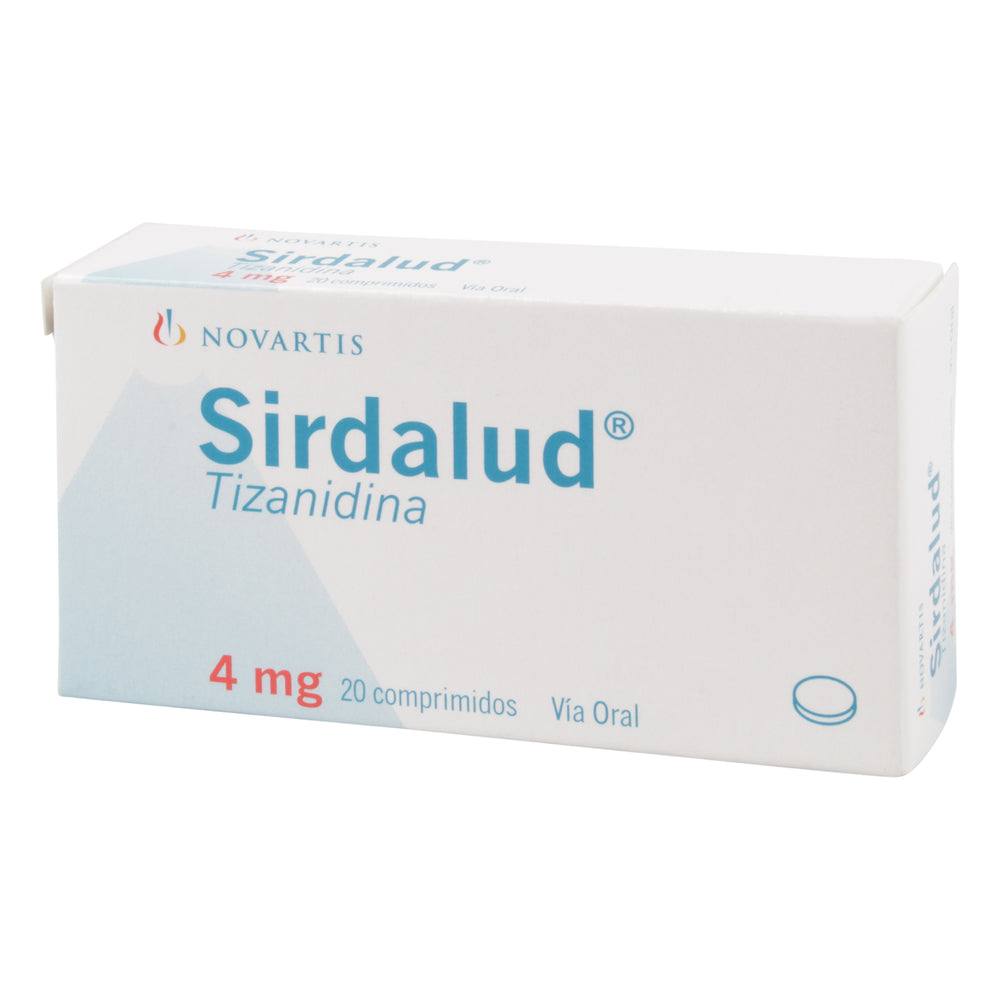 Sirdalud 4 mg 20 Comprimidos