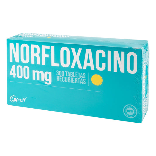 Norfloxacina 400 Miligramos 300 Tabletas LP