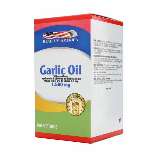 GARLIC 1500 MG 100 SOFTGELS IVA AJO