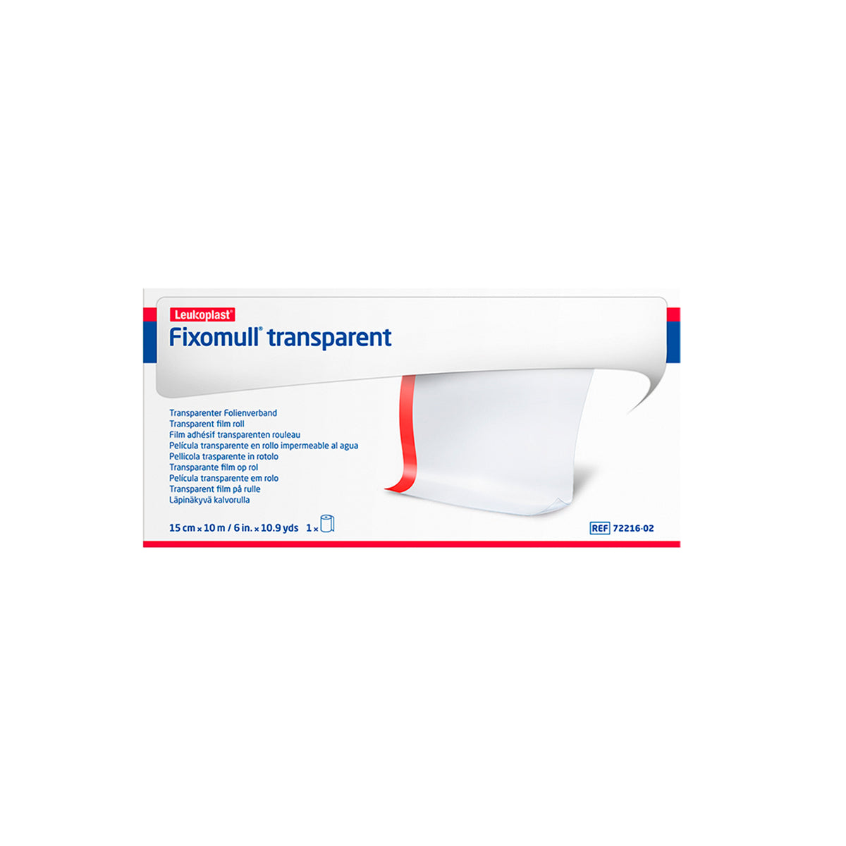 Fixomull Transparente 15 CM 10 Metros