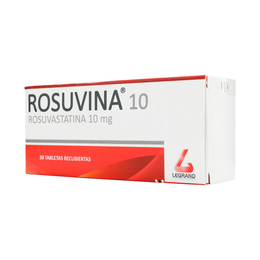 Rosuvina 10 Miligramos 30 Tabletas