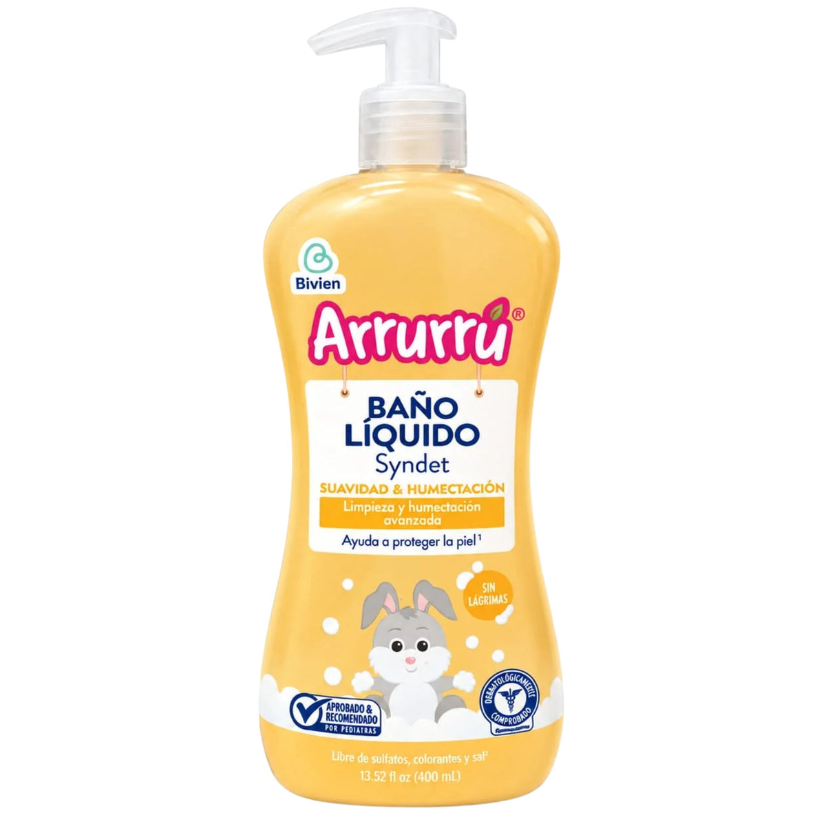 Bano Liq Arrurru Syndet Amarillo 400 ML