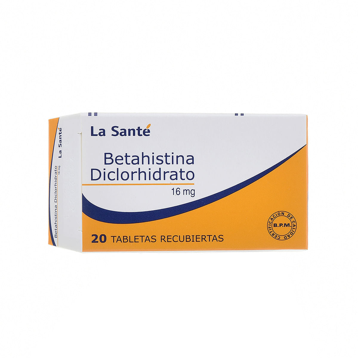 Betahistina 16 Miligramos 20 Tabletas Ls
