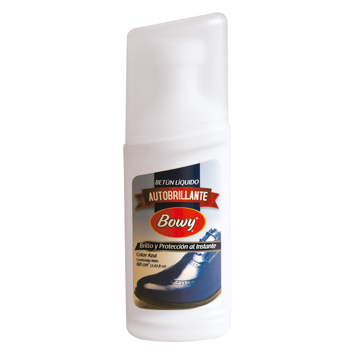 Betún Líquido Autobrillante Bowy Azul 60 ML