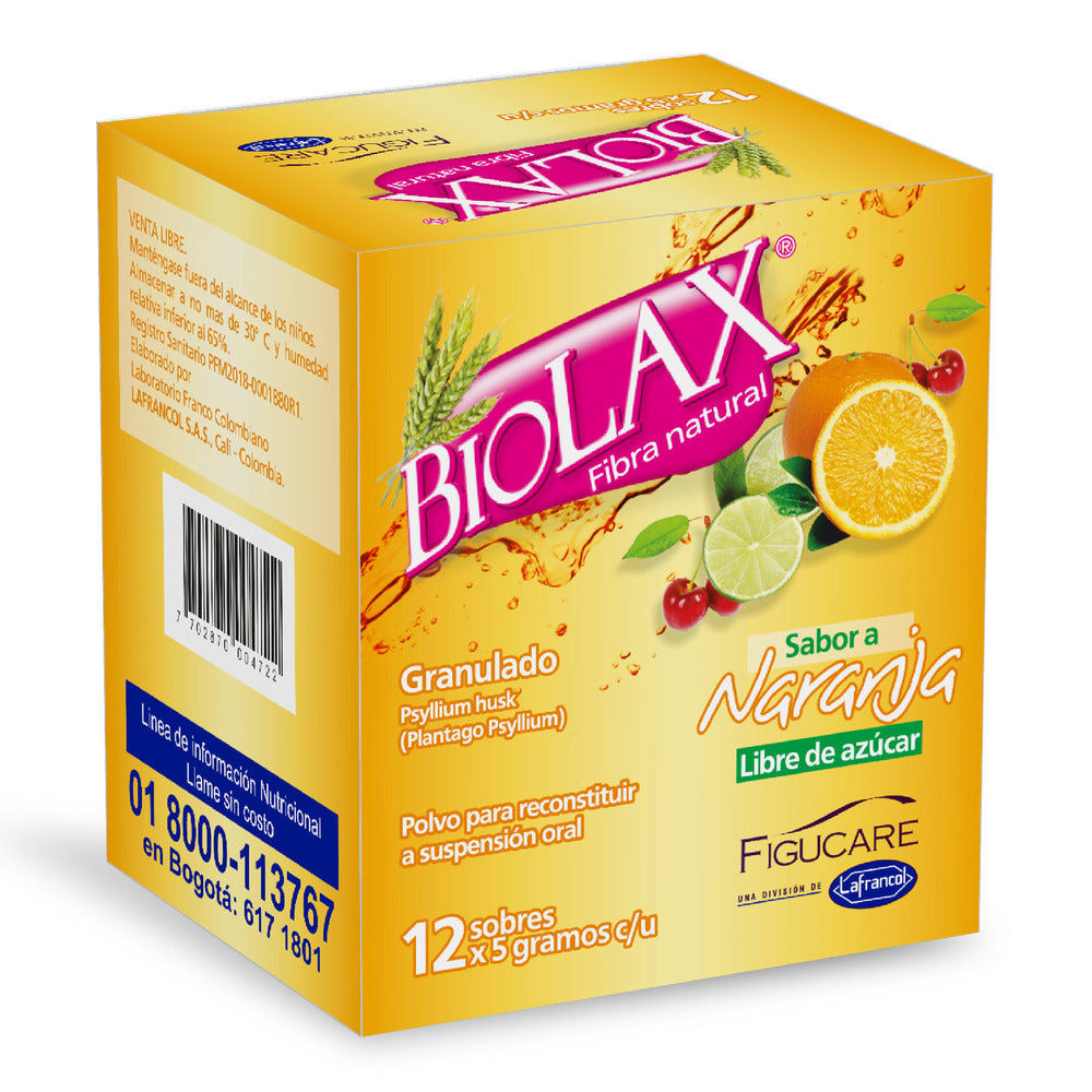 Biolax Naranja 12 Sbs