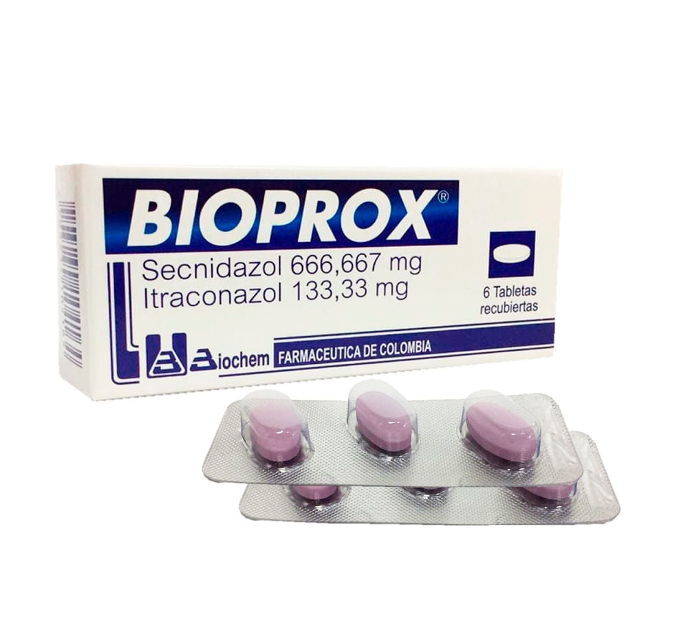 Bioprox Sec + Itraconazol 666 + 133 Miligramos Por 6 Tabletas
