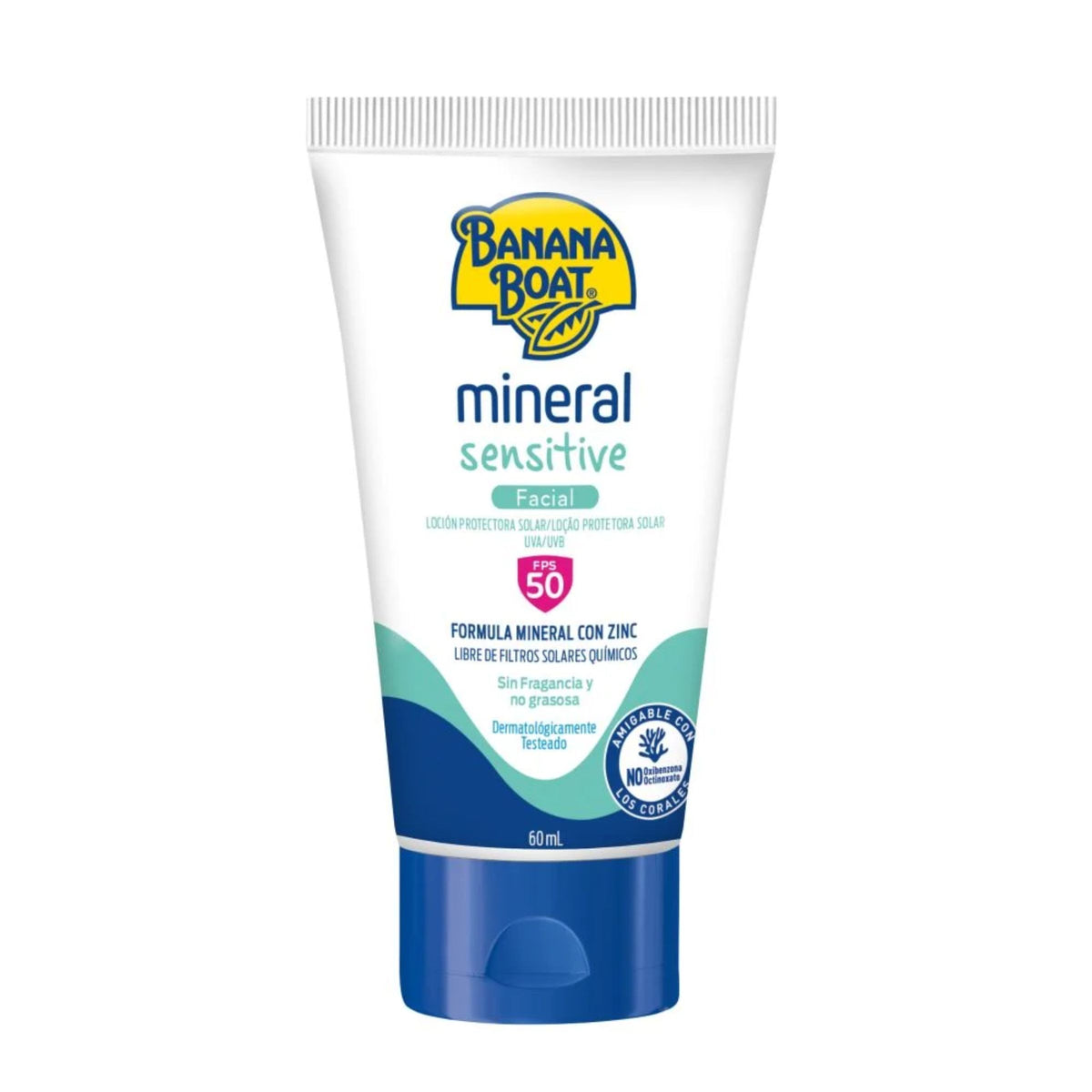 Bloq.banana Mineral Sensitive Spf50 60ML